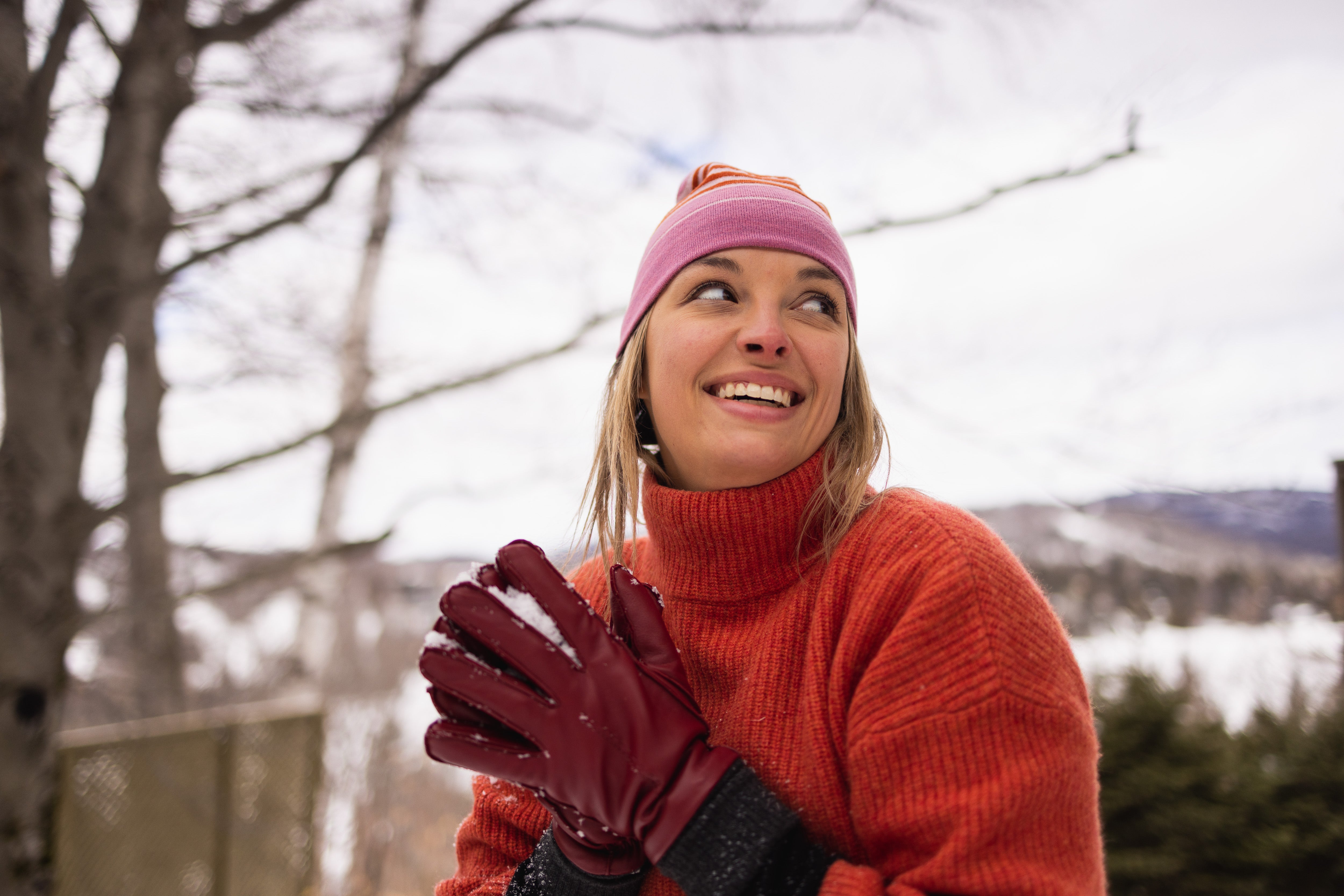 Gants Pour Femme Hiver Matériel , Chaud , Résistant Au Vent