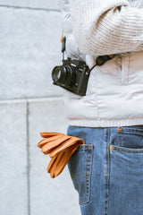 CARIBOU LEATHER GLOVES - Men