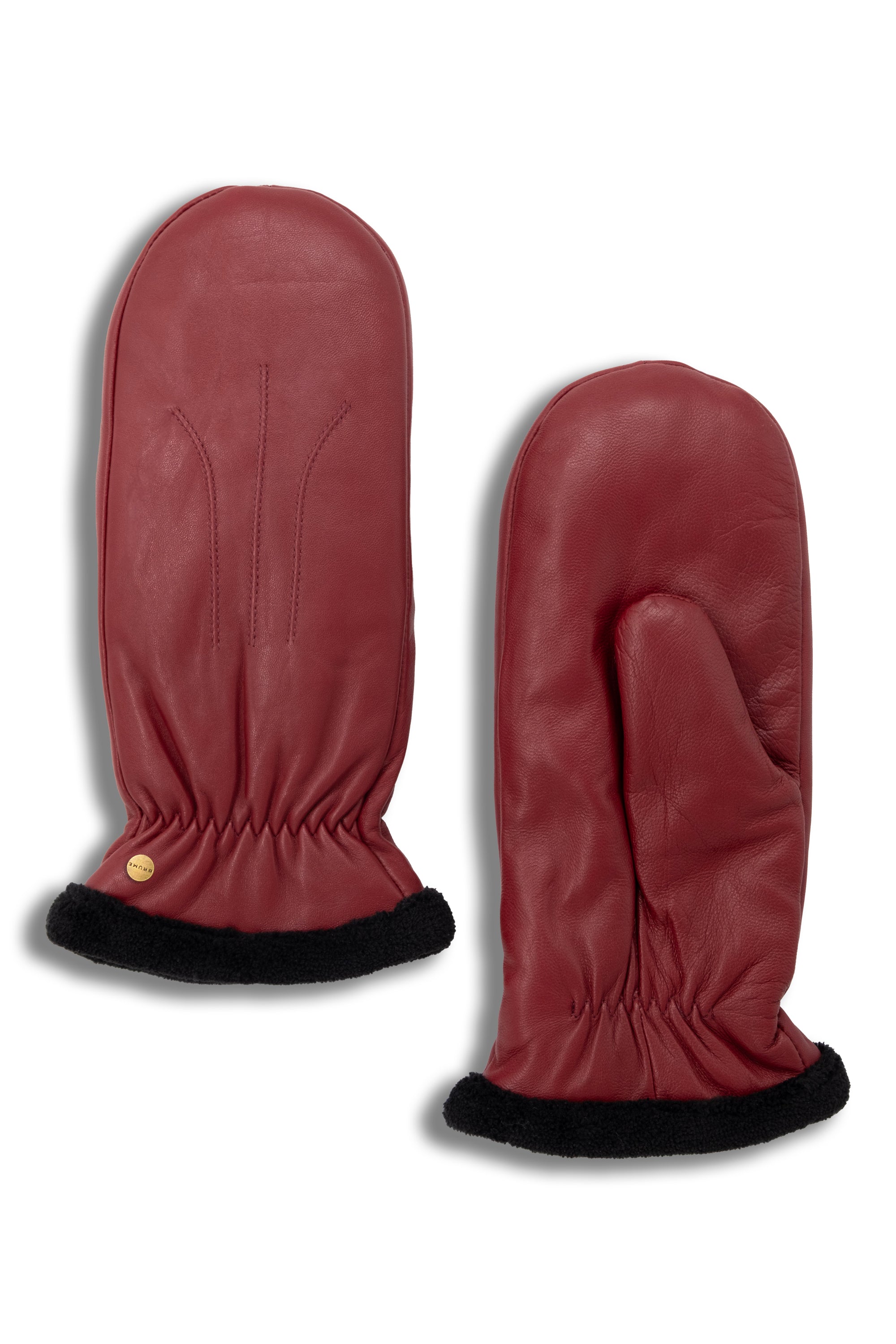 SUTTON LEATHER MITTENS - Women