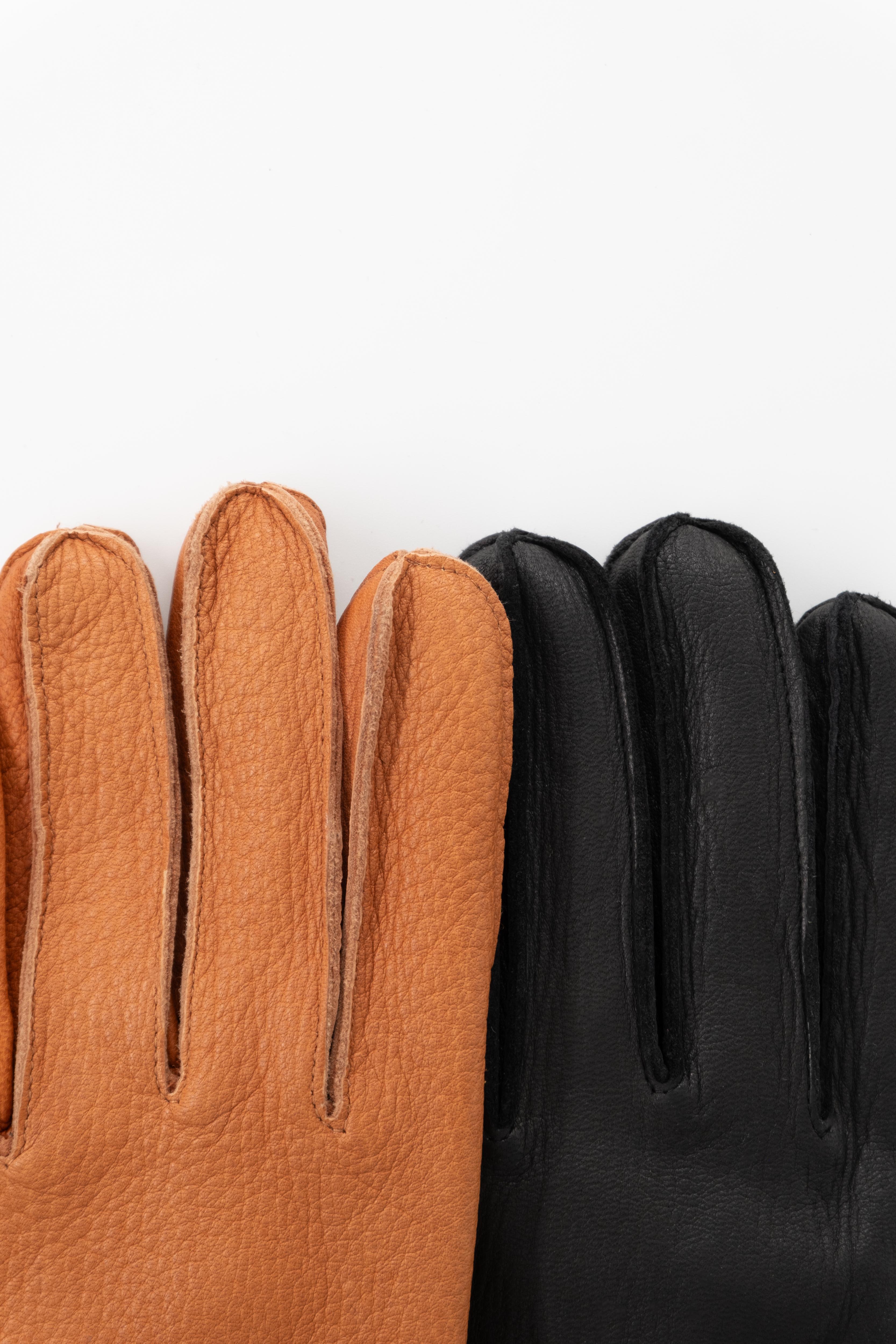CARIBOU LEATHER GLOVES - Men