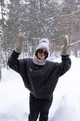 WHITE CROWN MOUNTAIN BEANIE - Women