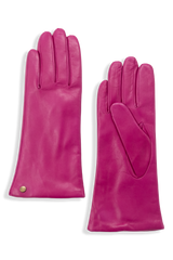SYDNEY CASHMERE LINED LONG LEATHER GLOVES - Women