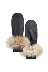 VICTORIA LEATHER MITTENS - Women