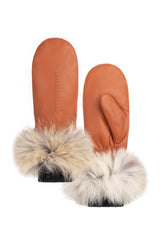 VICTORIA LEATHER MITTENS - Women
