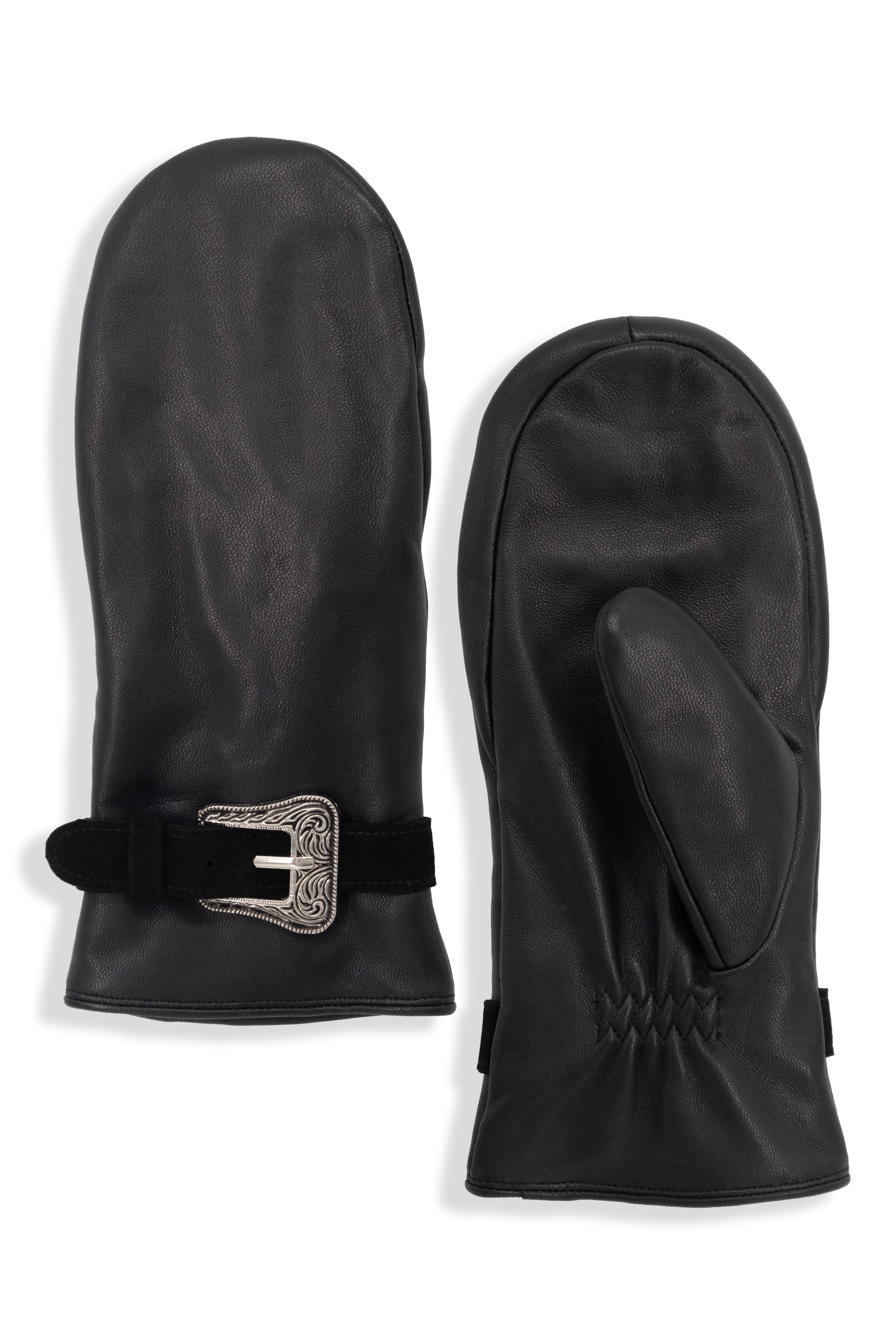 DAWSON CREEK LEATHER MITTENS - Women