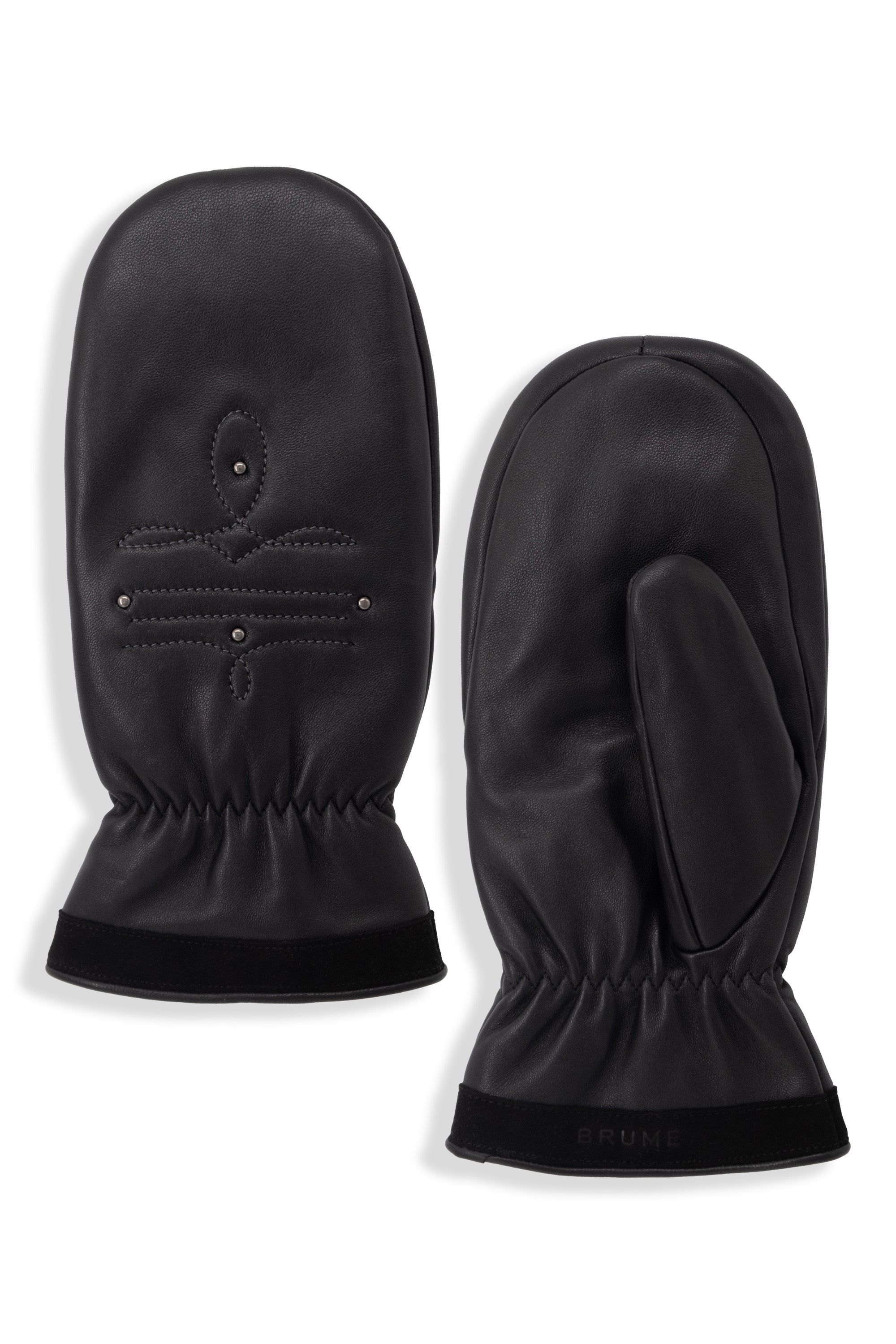 FLIN FLON LEATHER MITTENS - Women