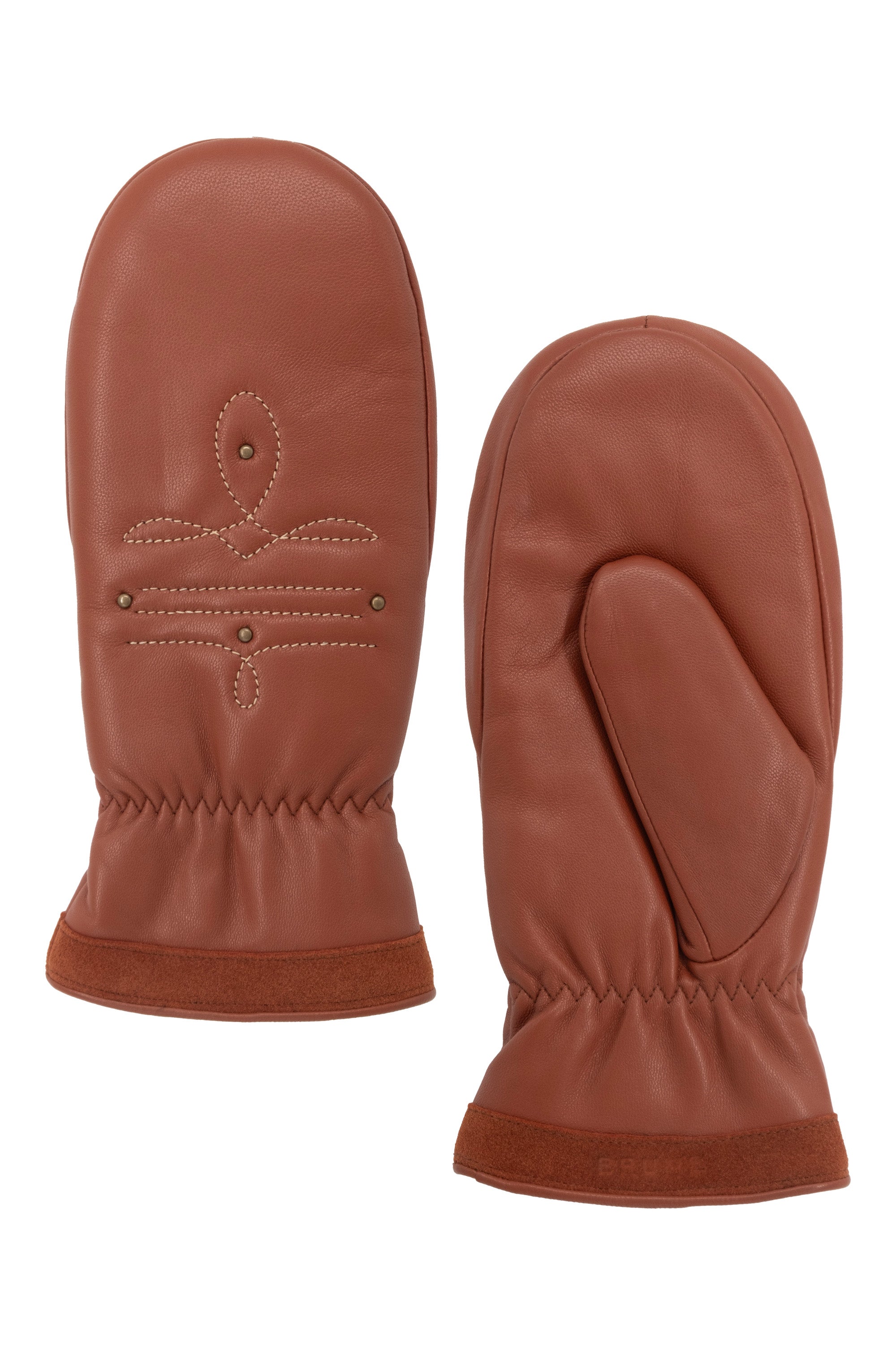 FLIN FLON LEATHER MITTENS - Women