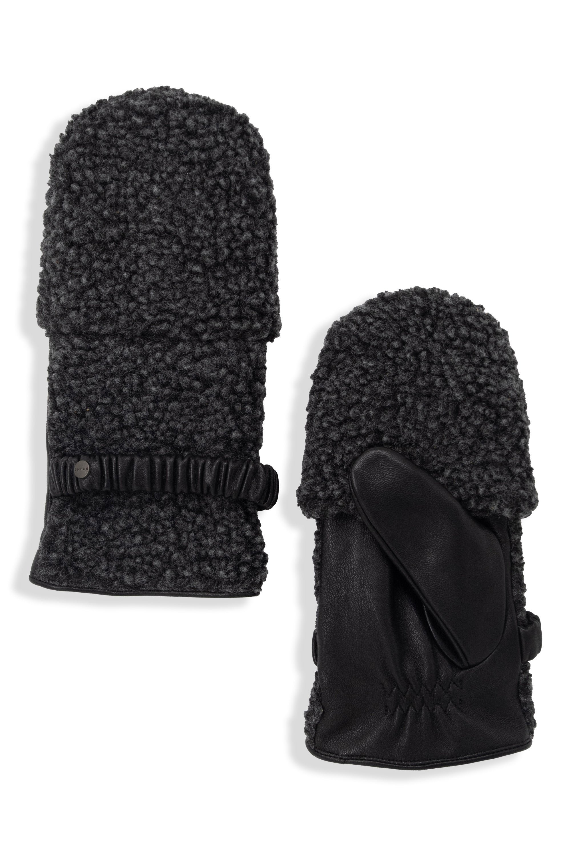 COURTNEY LEATHER CONVERTIBLE 2 IN 1 GLOVES - Women