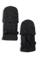 COURTNEY LEATHER CONVERTIBLE 2 IN 1 GLOVES - Women