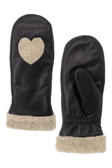 CONTRECOEUR LEATHER MITTENS - Women
