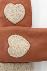 CONTRECOEUR LEATHER MITTENS - Women