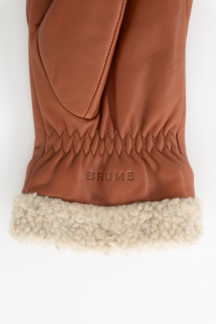 CONTRECOEUR LEATHER MITTENS - Women