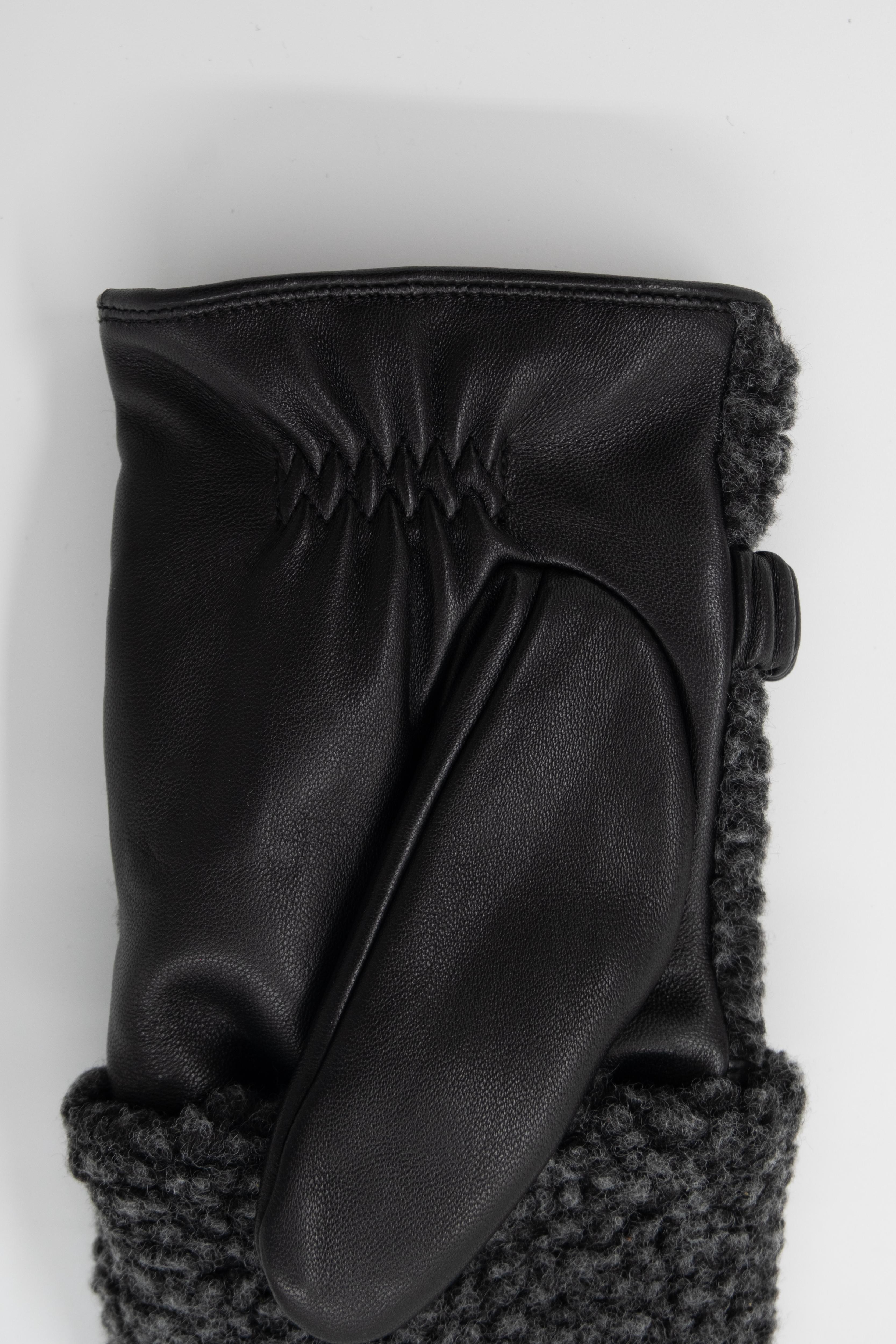 BANFF LEATHER MITTENS - Women