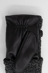 BANFF LEATHER MITTENS - Women