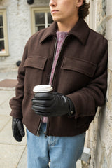NELSON LEATHER GLOVES - Men