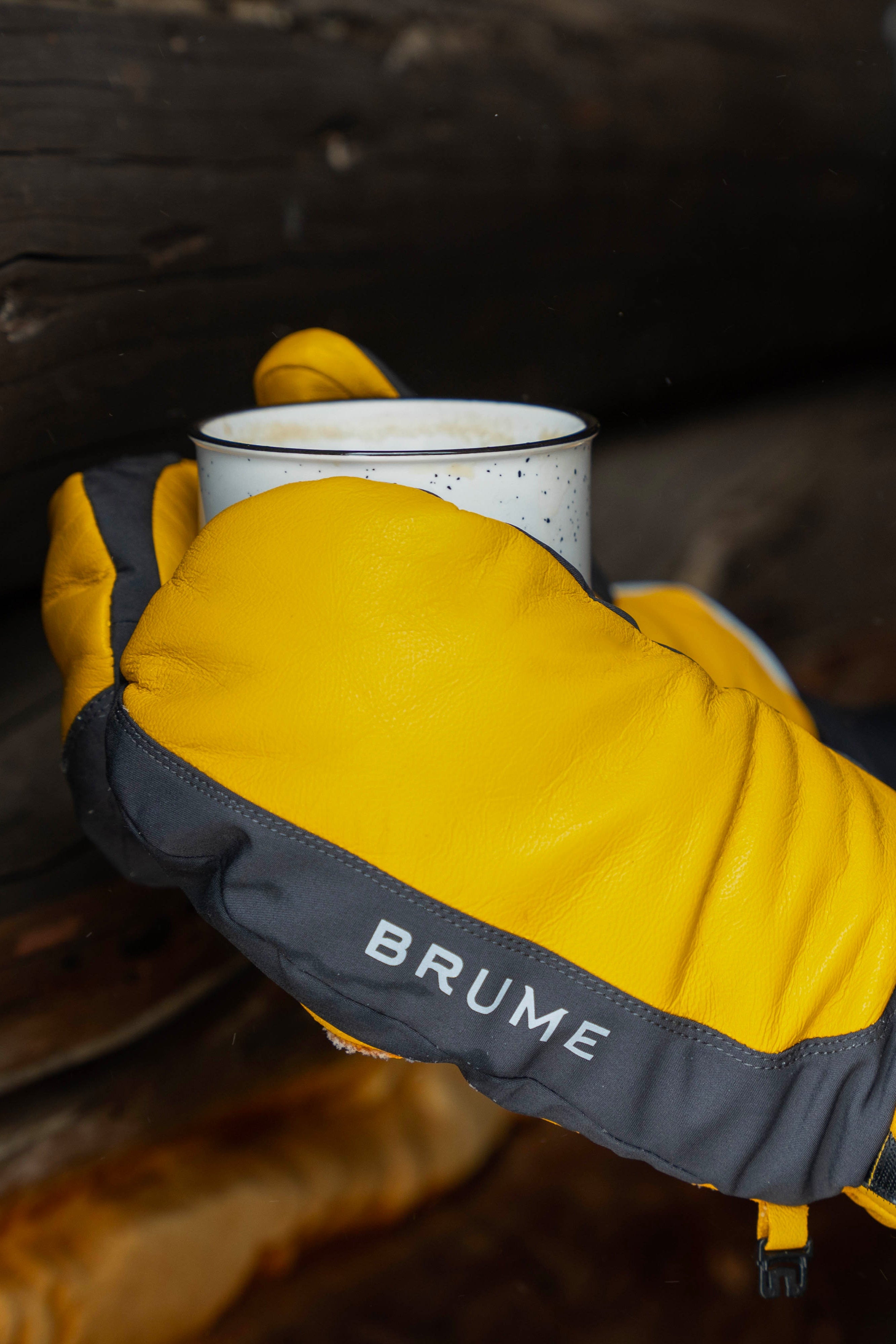 AULAVIK LEATHER MITTENS - Women